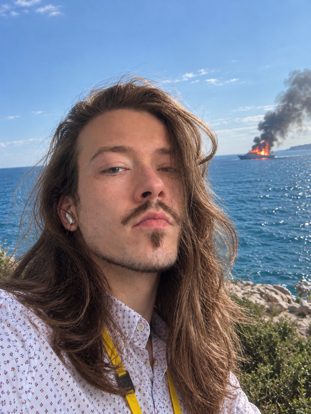 Romain au bord de la mer